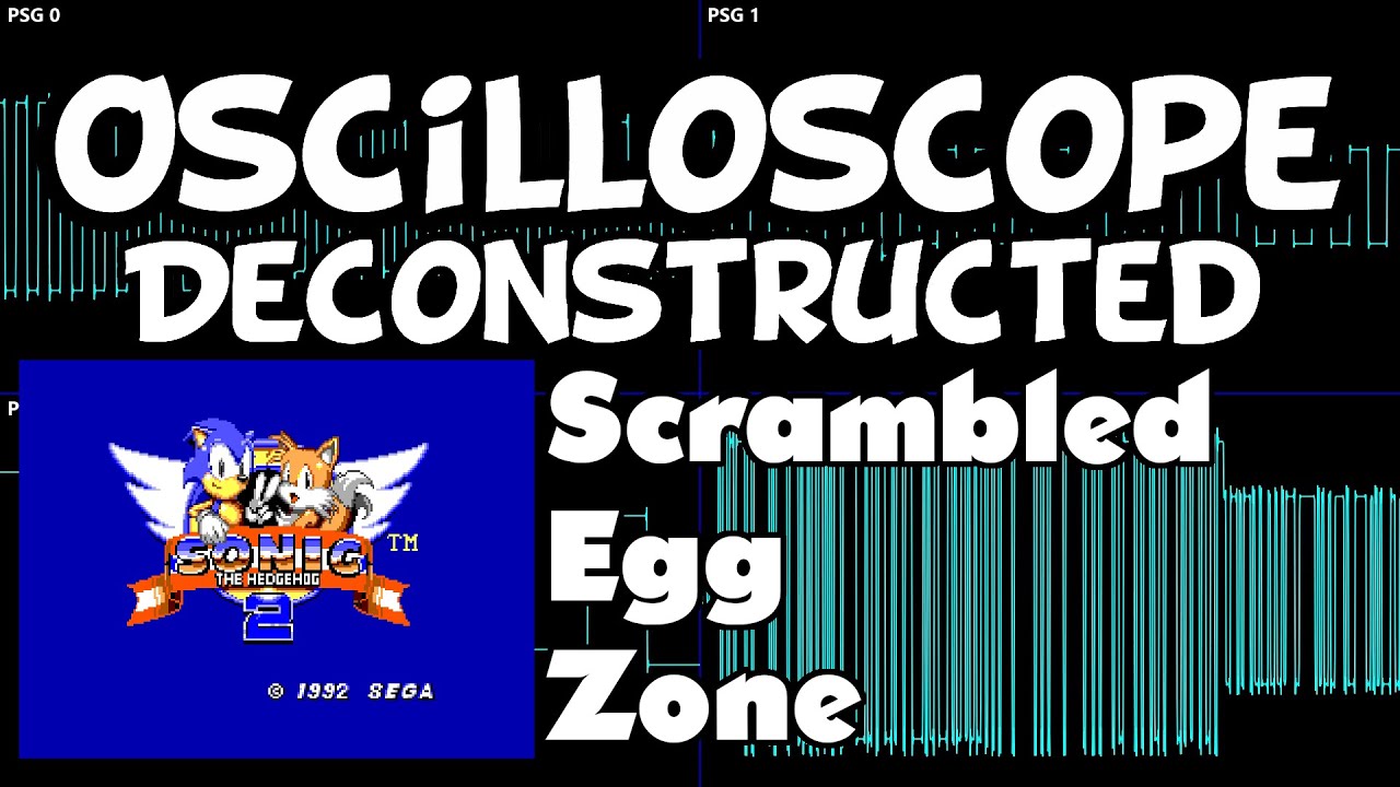 Sonic 2 (master system) - Scrambled Egg Zone - Oscilloscope Deconstruction