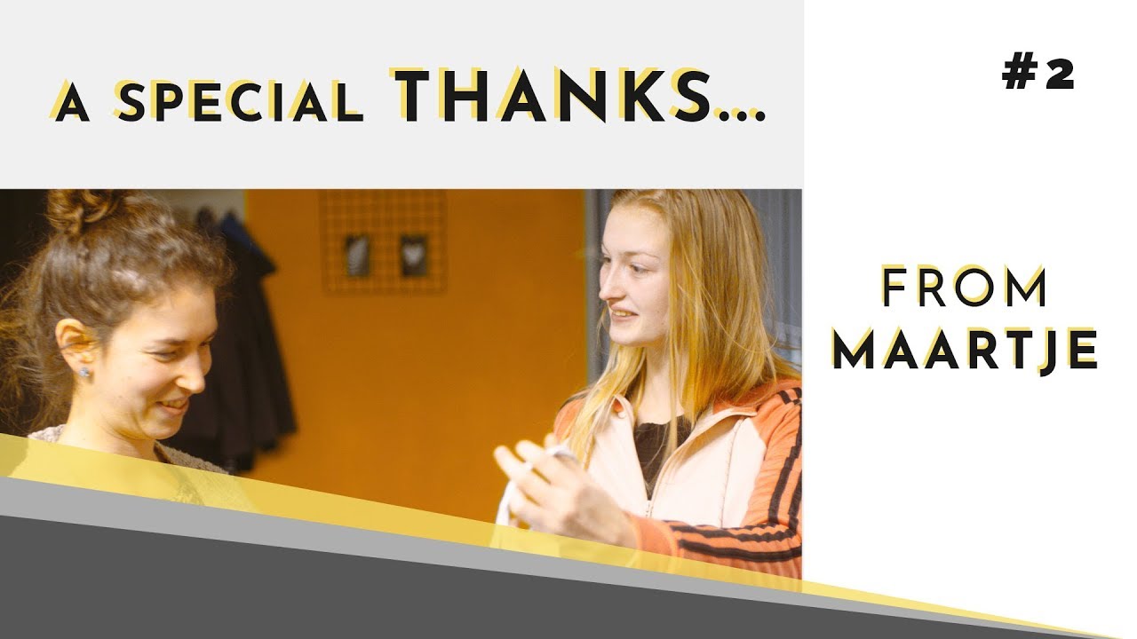 'A SPECIAL THANKS... FROM MAARTJE' // Episode 1 // YOUTH FOR CHRIST & MOVE
