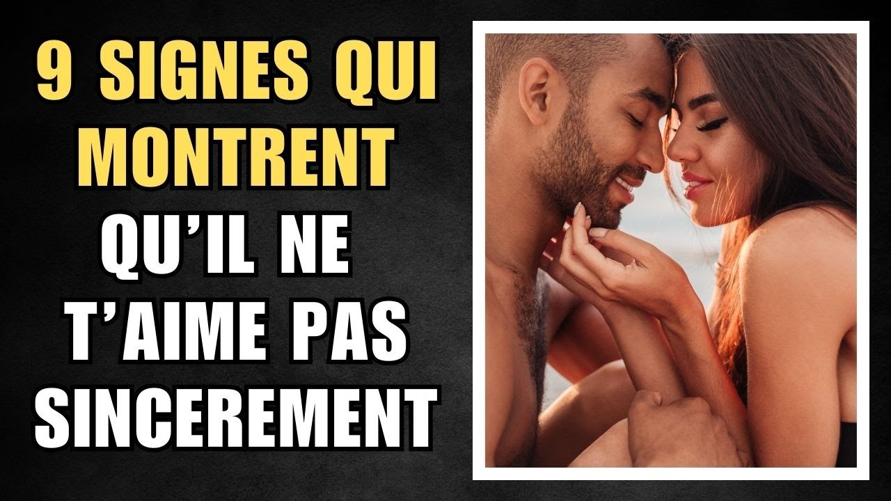 9 Signes RÉVÉLATEURS à NE PAS IGNORER dans une RELATION