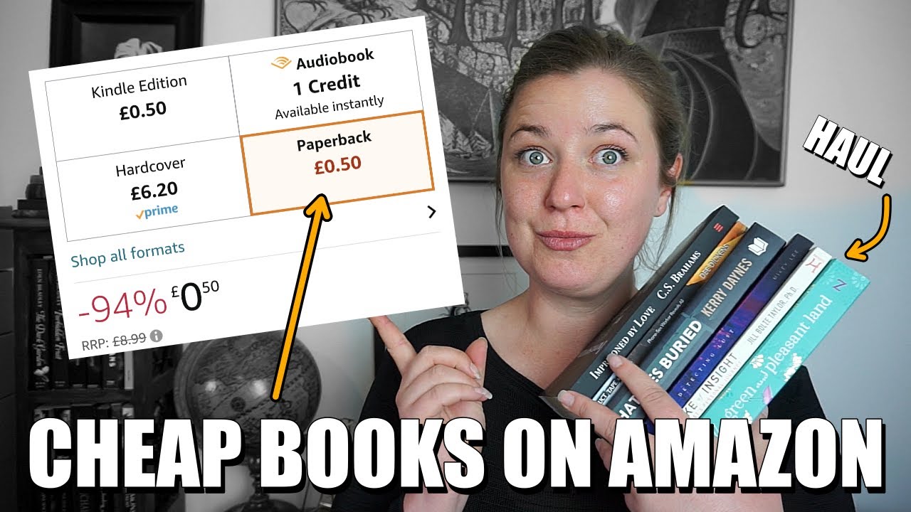 50p PAPERBACKS ON AMAZON?! | BOOK HAUL & HOW TO FIND CHEAP BOOKS!