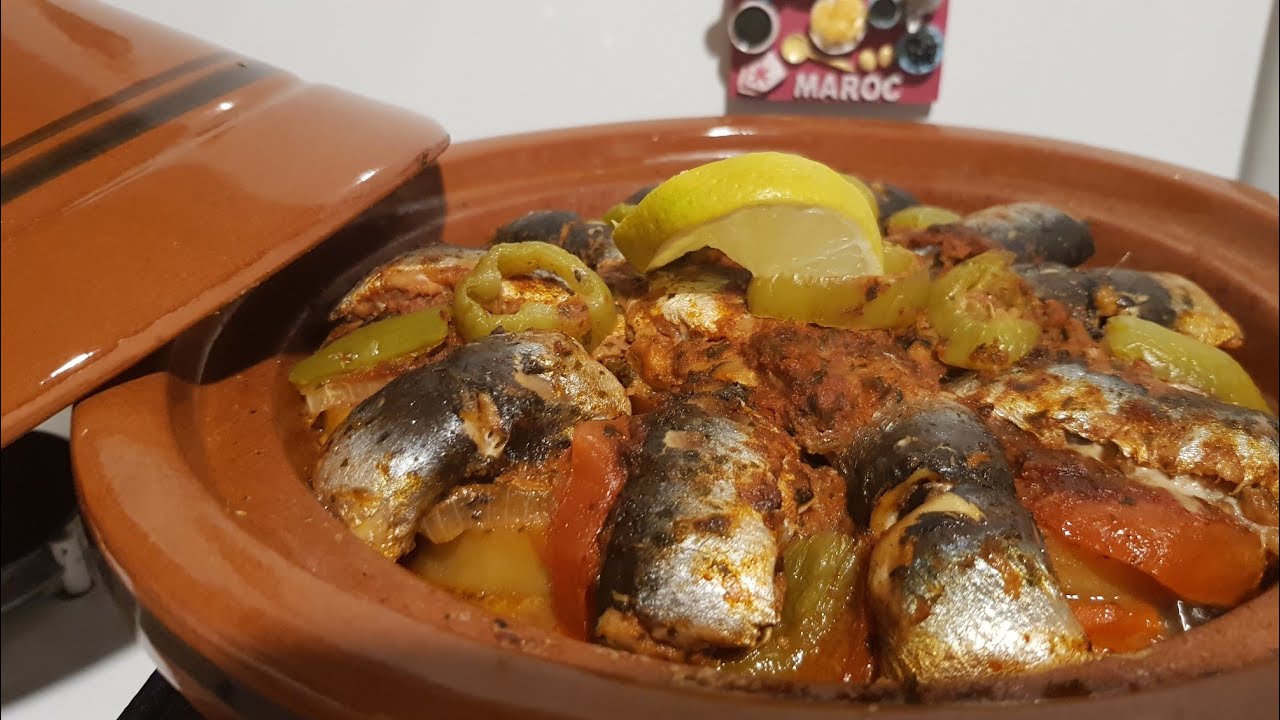 طاجين السردين بالخضر