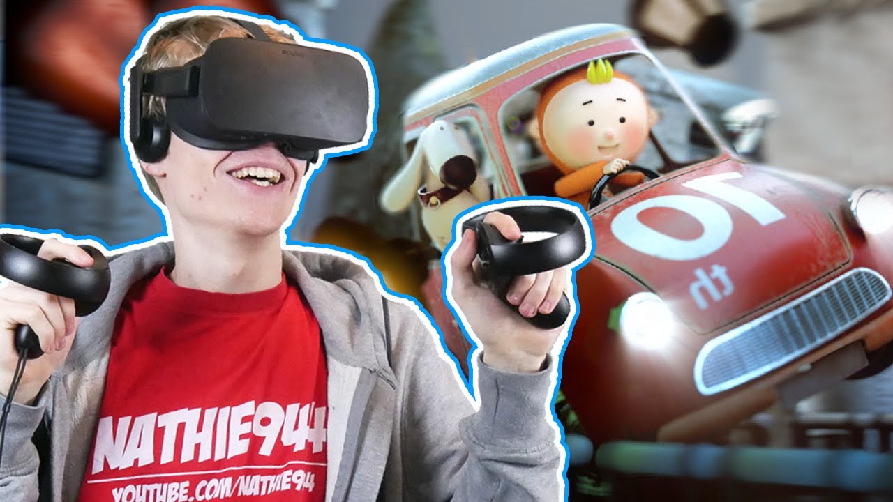 THIS VIRTUAL REALITY RACING GAME ROCKS! | Running Joe VR (Oculus Touch Gameplay)