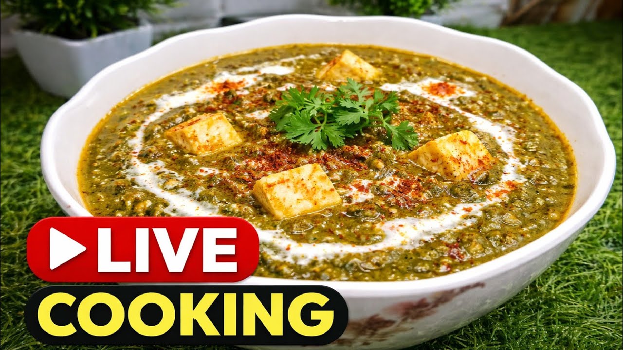 ❤️😋✨ Paneer kaisay banaye! Restaurant style palak paneer recipe 😋! Cooking with Yasmin Live!