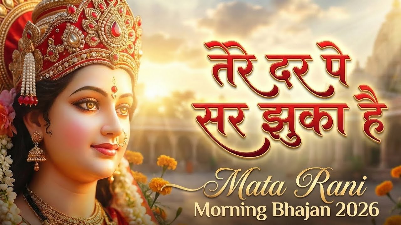 तेरे दर पे सिर झुका है | Mata Rani Morning Bhajan 2026 | Non stop mata rani bhajan