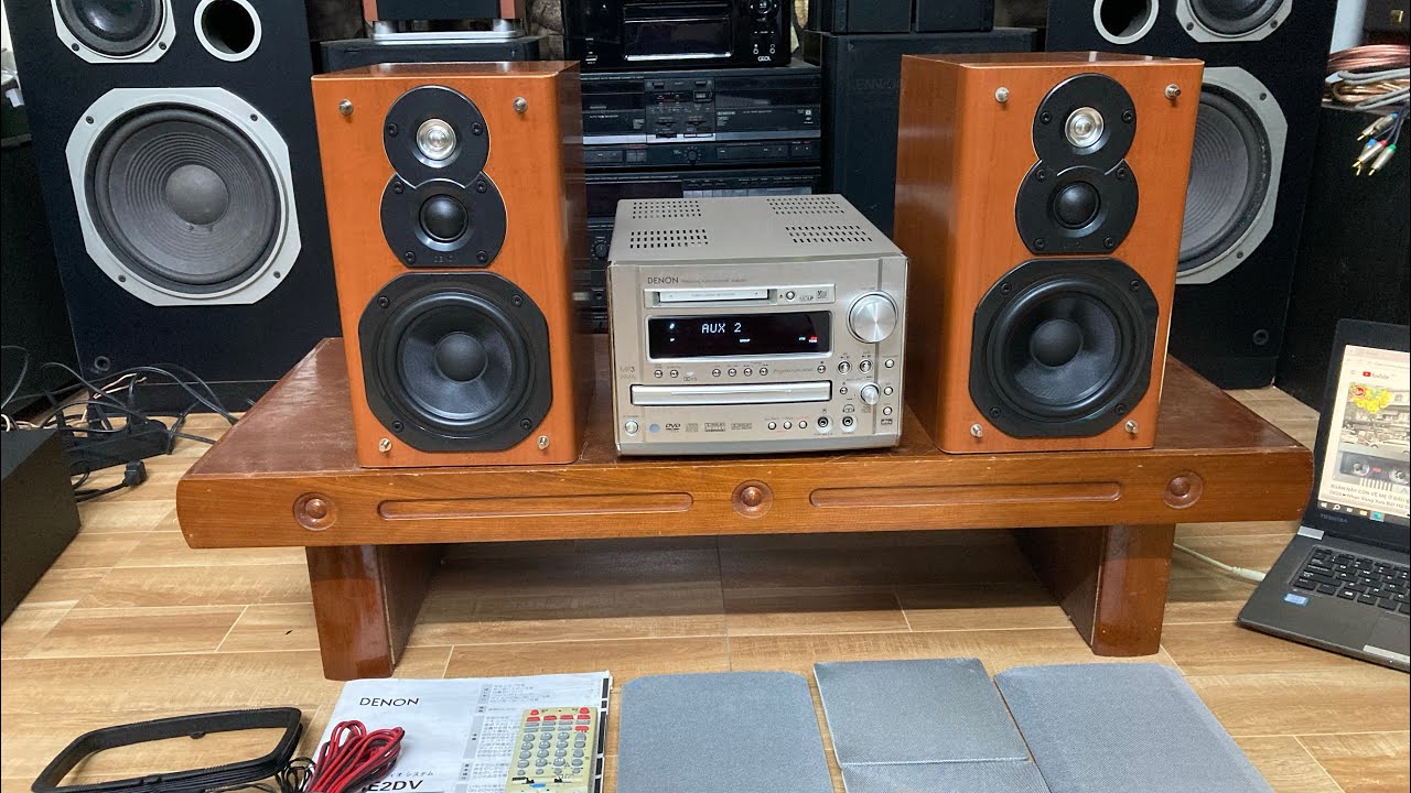 Dàn Denon có sub hậu ME2DV combo full phụ kiện, Lh 0978.311.198 