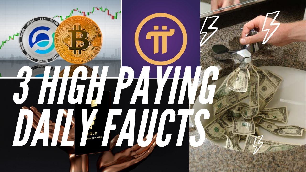 Free Bitcoin and Crypto! - 3 High Paying Faucets  You Claim One Time Per Day