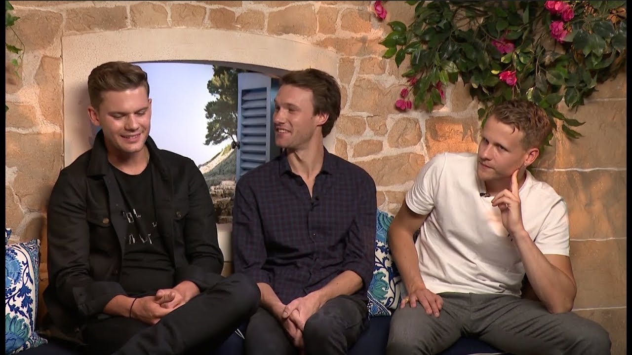 Meet The Young (Hunky) Dads In MAMMA MIA Sequel | Jeremy Irvine, Hugh Skinner & Josh Dylan