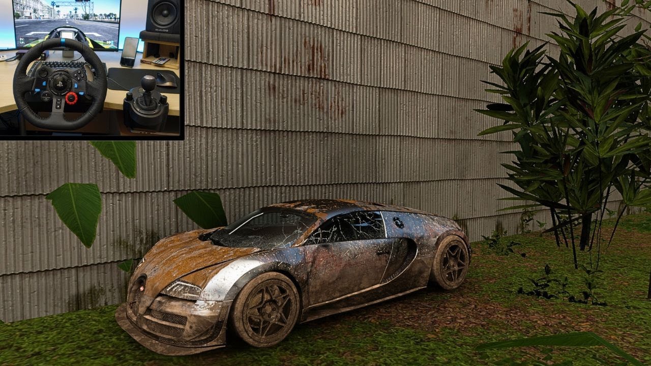 Rebuilding Bugatti Veyron Super Sport (1450HP) | forza horizon 5 | steering wheel+shifter gameplay