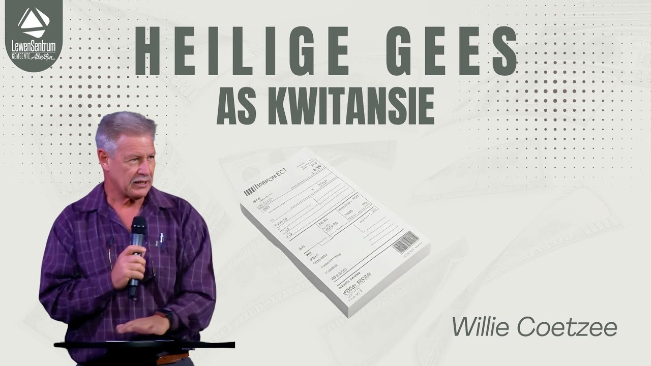 HEILIGE GEES AS KWITANSIE - 5 MEI 2024