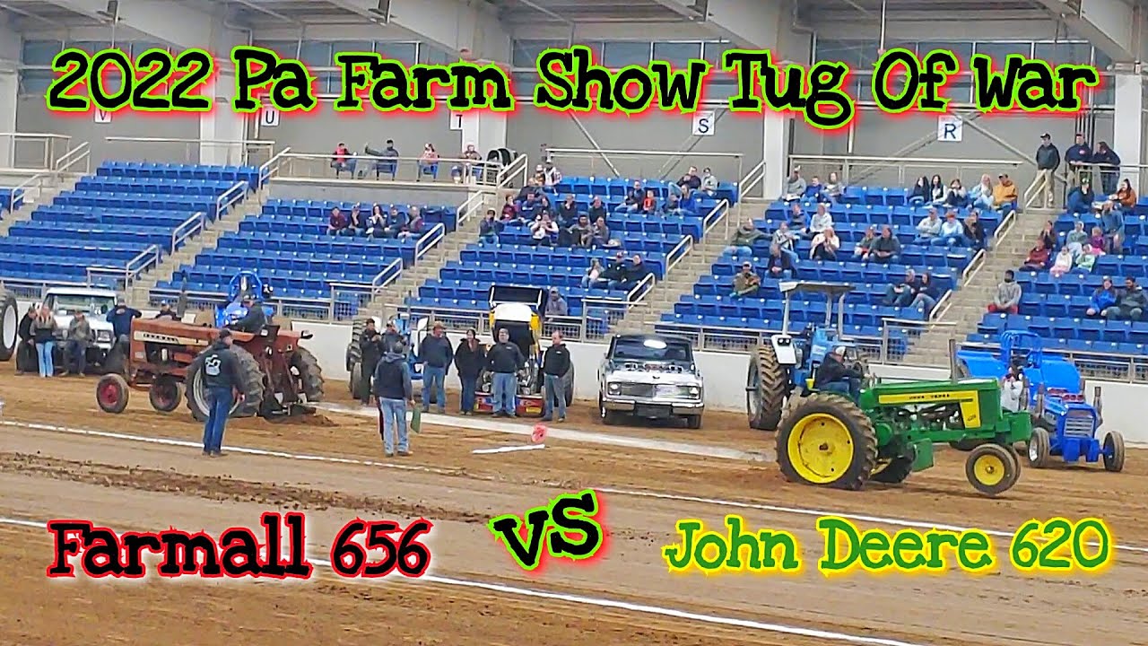 Farmall vs John Deere Tug Of War, 2022 Pa Farm Show