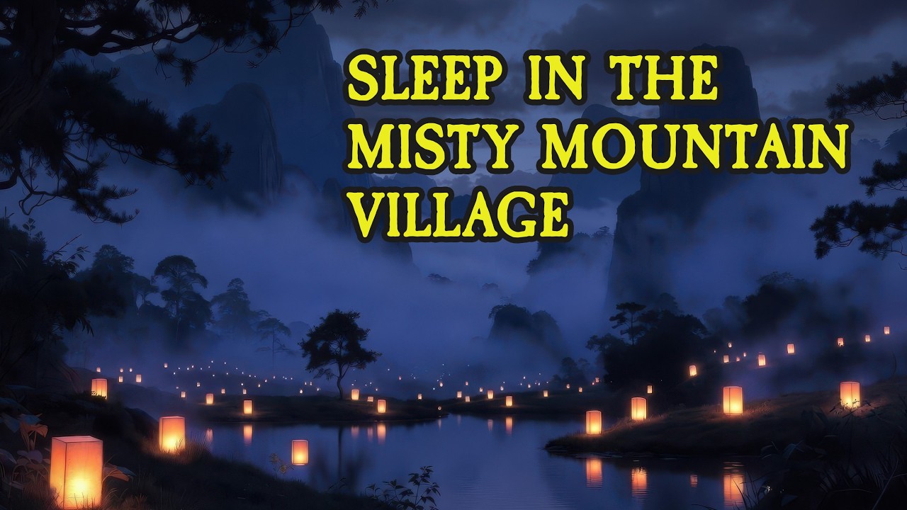 Relaxing Rain Sounds & Enchanted Story for Sleep | The Hidden Lantern Festival Tale