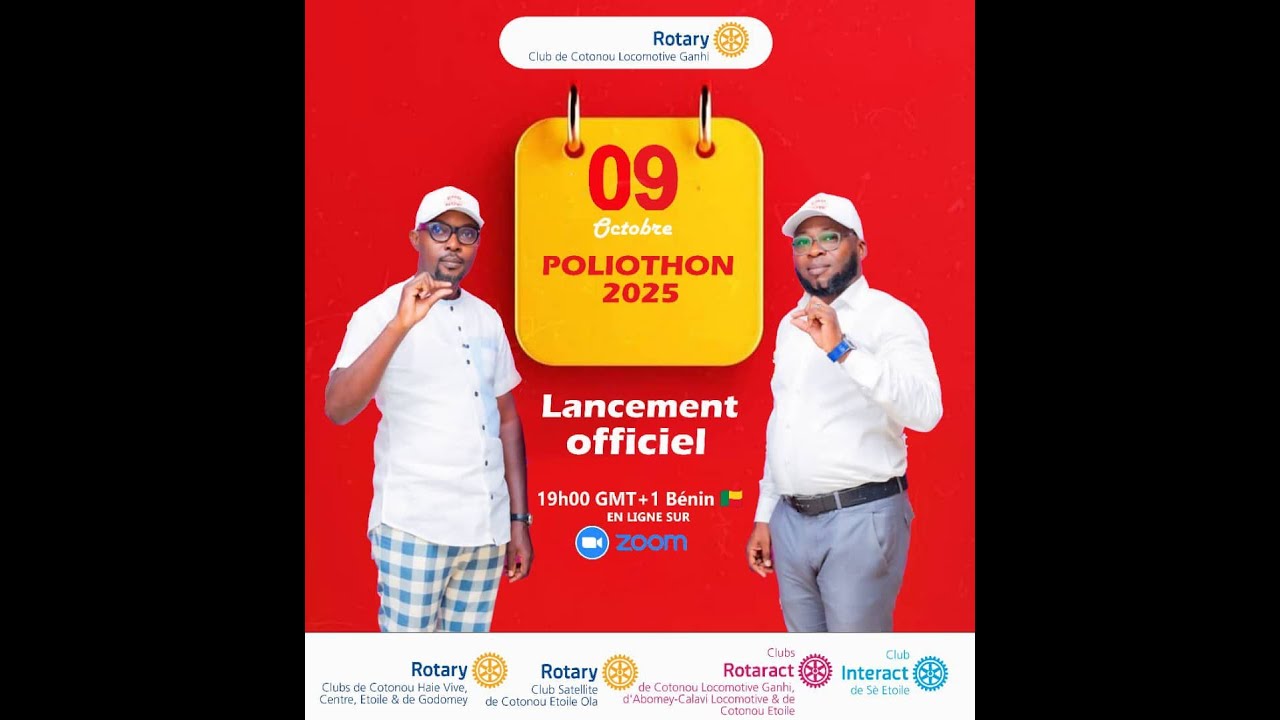 🌍✨ LANCEMENT OFFICIEL DU POLIOTHON 2025 – 2ᵉ ÉDITION ! ✨🌍