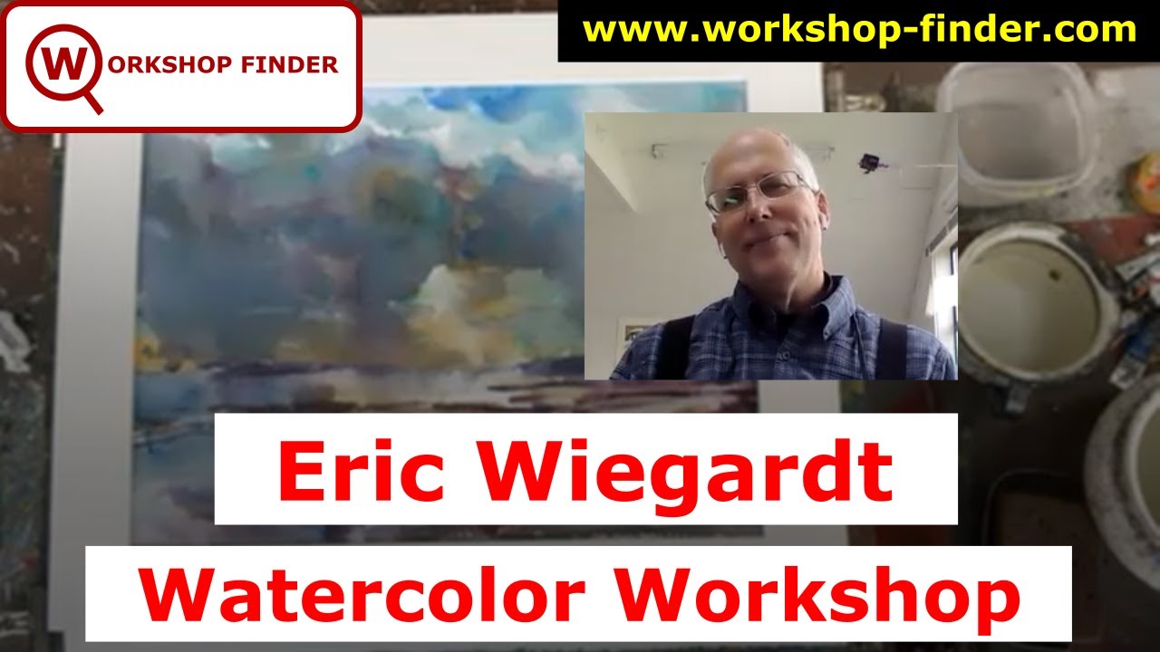 Meet Eric Wiegardt for A Skyscape Watercolor Painting Demonstration & Workshops