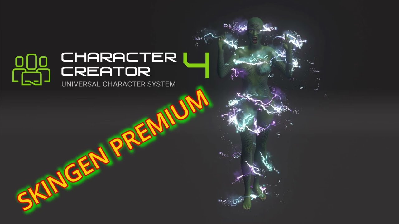 How to Use Skingen Premium Plugin - Creating Mythological Entity in CHARACTER CREATOR 4