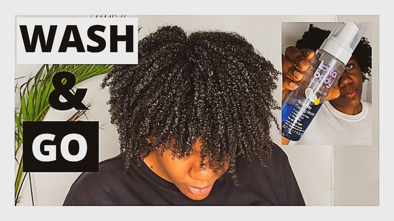 ULTRA DEFINED WASH N GO ON 4C NATURAL HAIR| with LOTTA BODY MOOUSE & GEL|Mahkatresses.
