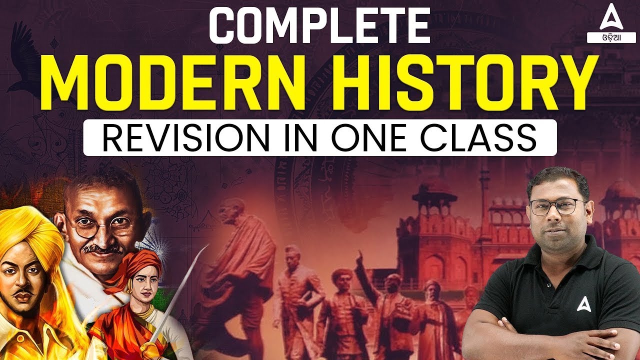 Complete Modern History of India | Modern History in Odia By Ashok Sir