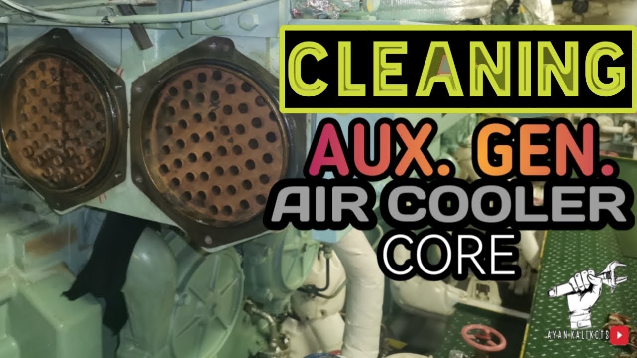 DIESEL  ENGINE CLEANING CHARGE AIR COOLER YANMAR 6EY18LW [VLOG 032]