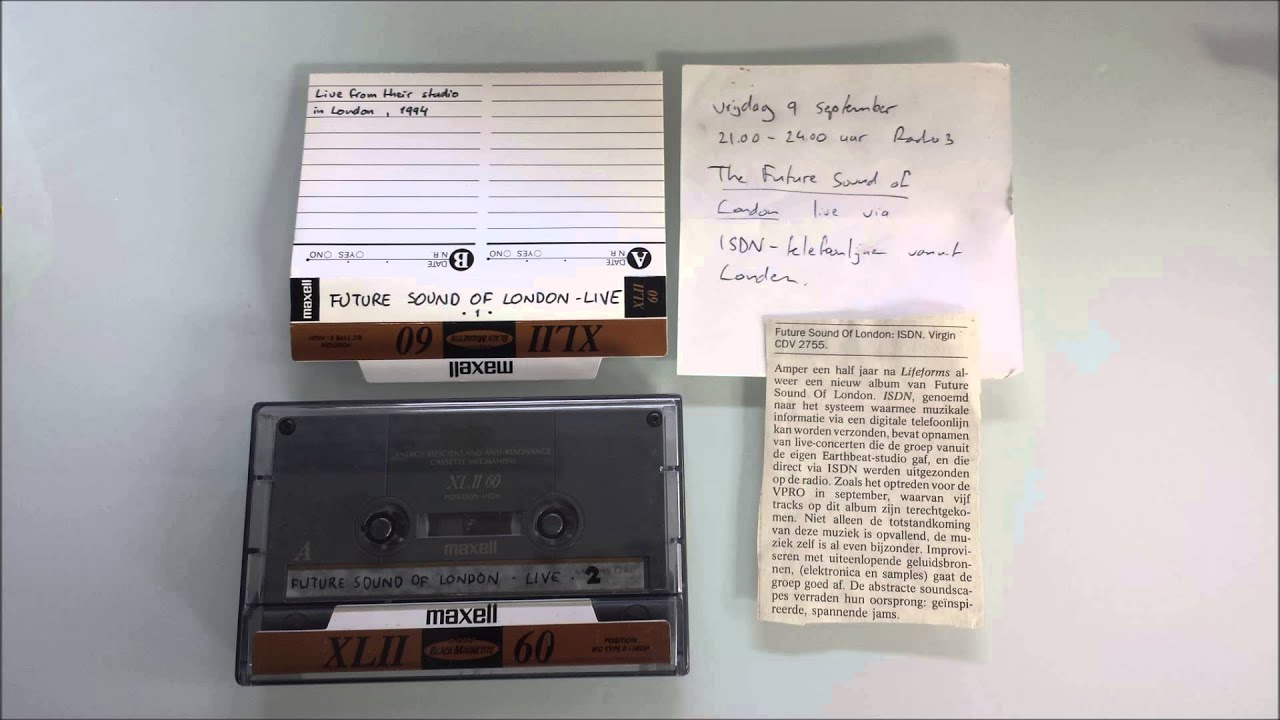 Future Sound Of London - Live via ISDN - 1994-09-09 - Part 1 of 4