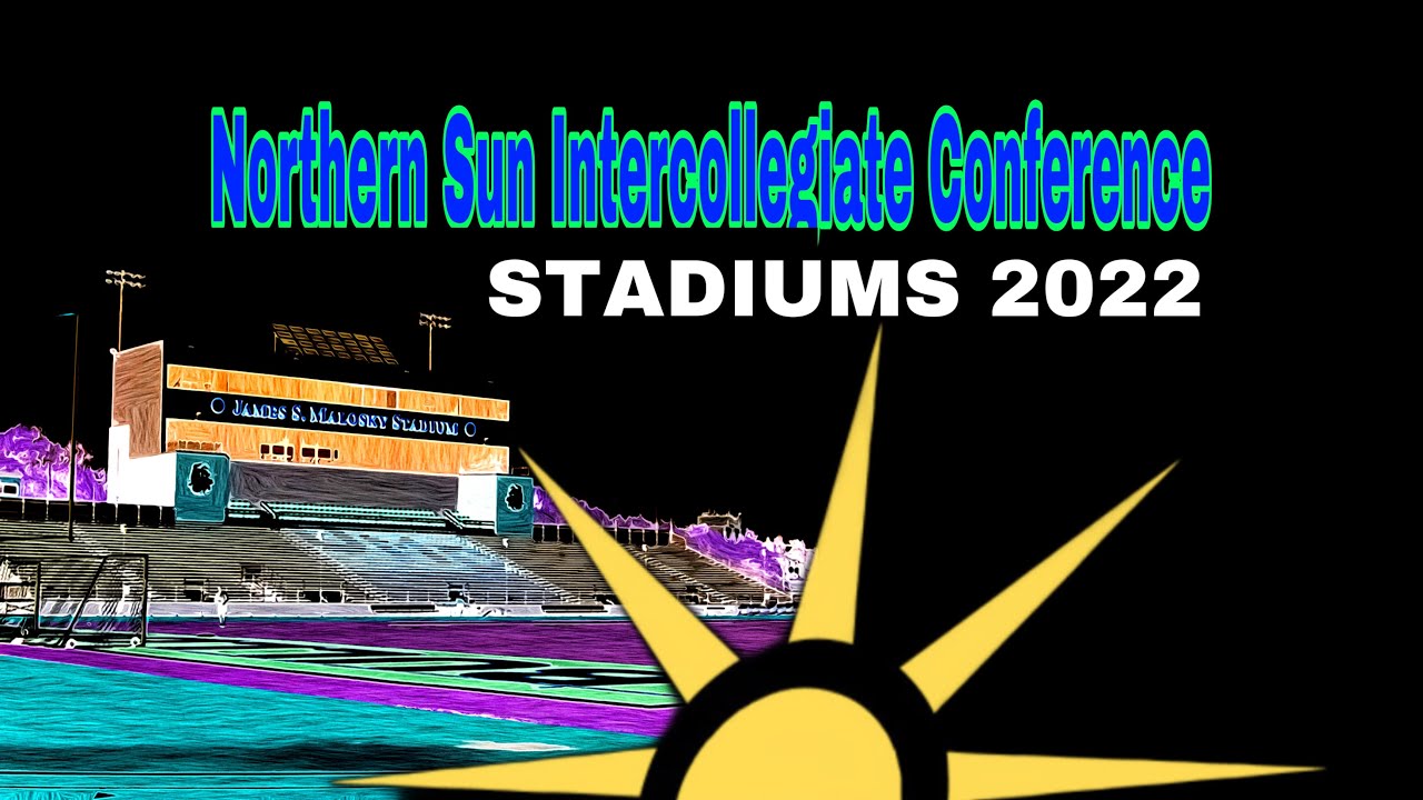 NSIC FOOTBALL STADIUMS (NORTHERN SUN INTERCOLLEGIATE CONFERENCE ) NCAA DIVISION II FOOTBALL