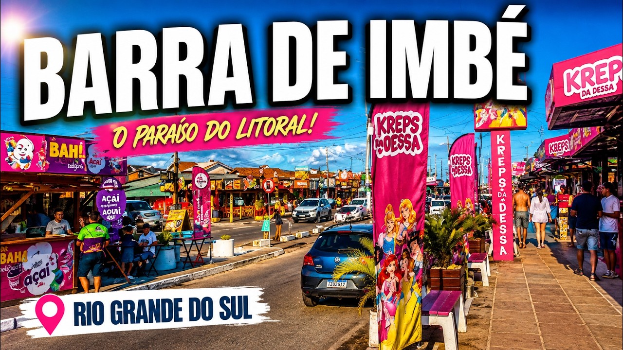Conheça a Barra de Imbé: Caminhada na Praia em 4K (Litoral Gaúcho)