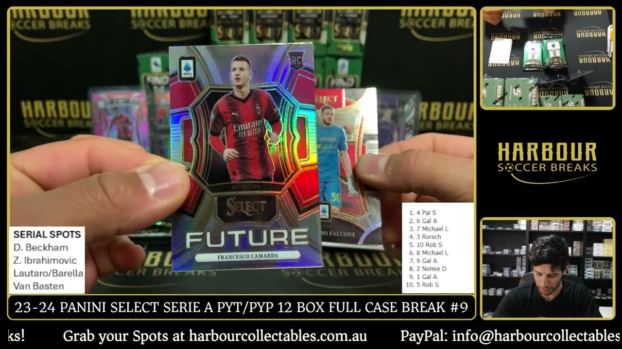 Break #9 - 23/24 Panini Select Serie A PYT/PYP 12 Box Full Case