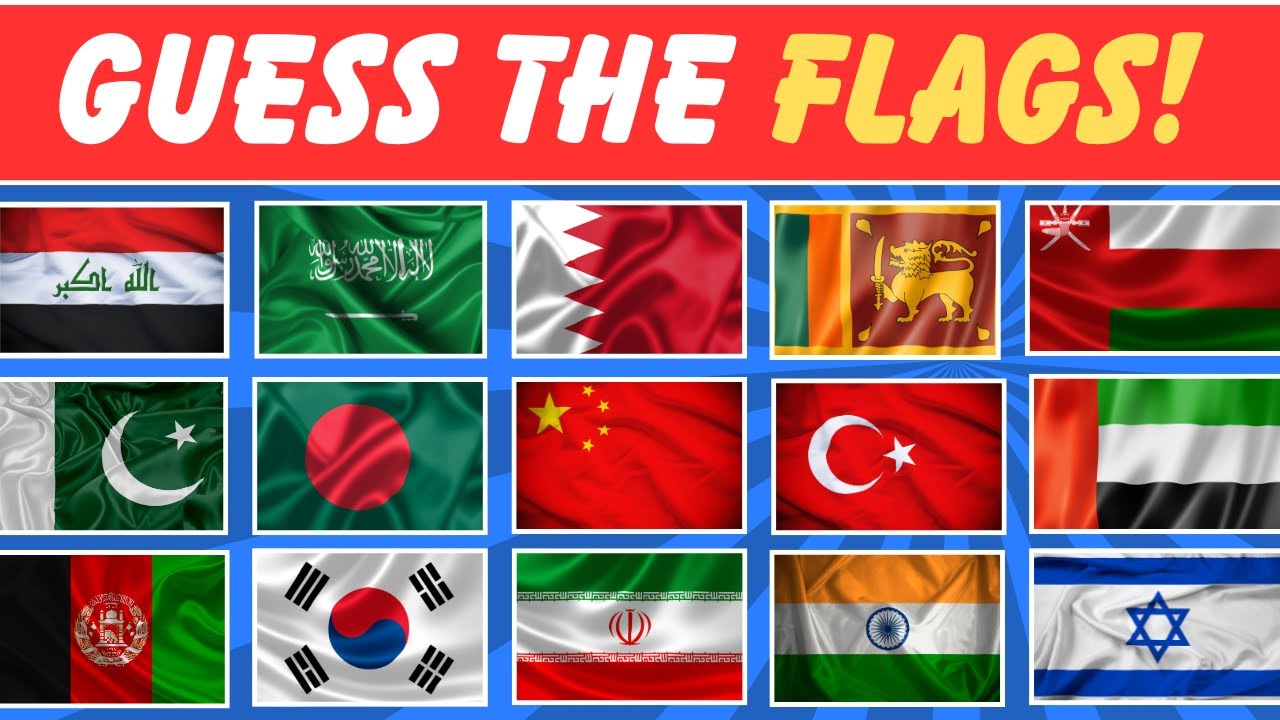 Can You Guess These 49 Asian Flags? | Ultimate Asia Flag Quiz
