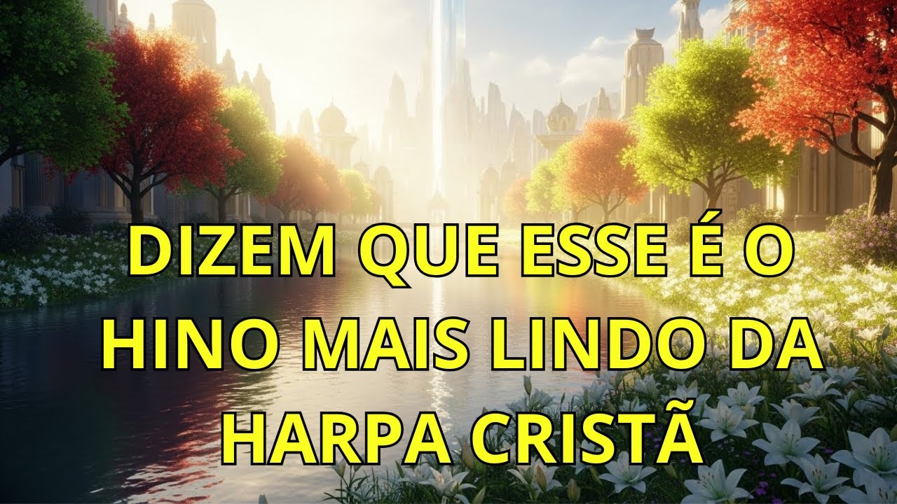 HARPA CRISTÃ -- DIZEM QUE ESSE HINO É O MAIS BONITO -  O QUE VOCÊS ACHAM? LOUVOR E ADORAÇÃO