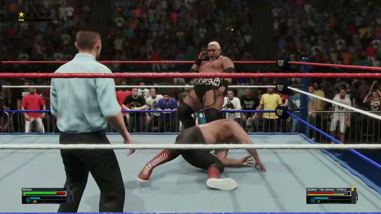 Wwe rikishi vs george the animal steele (omg moment) (part 20 )