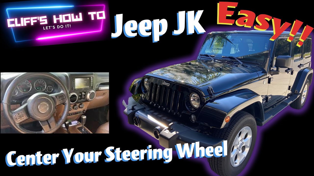 Центрируйте рулевое колесо Jeep JK