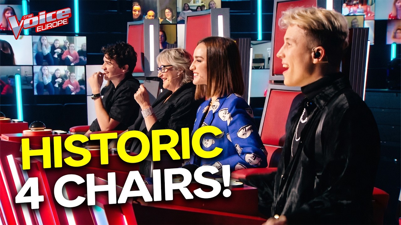 Top 32 Legendary 4-Chair Turn Auditions with Record-Breaking Views | The Voice