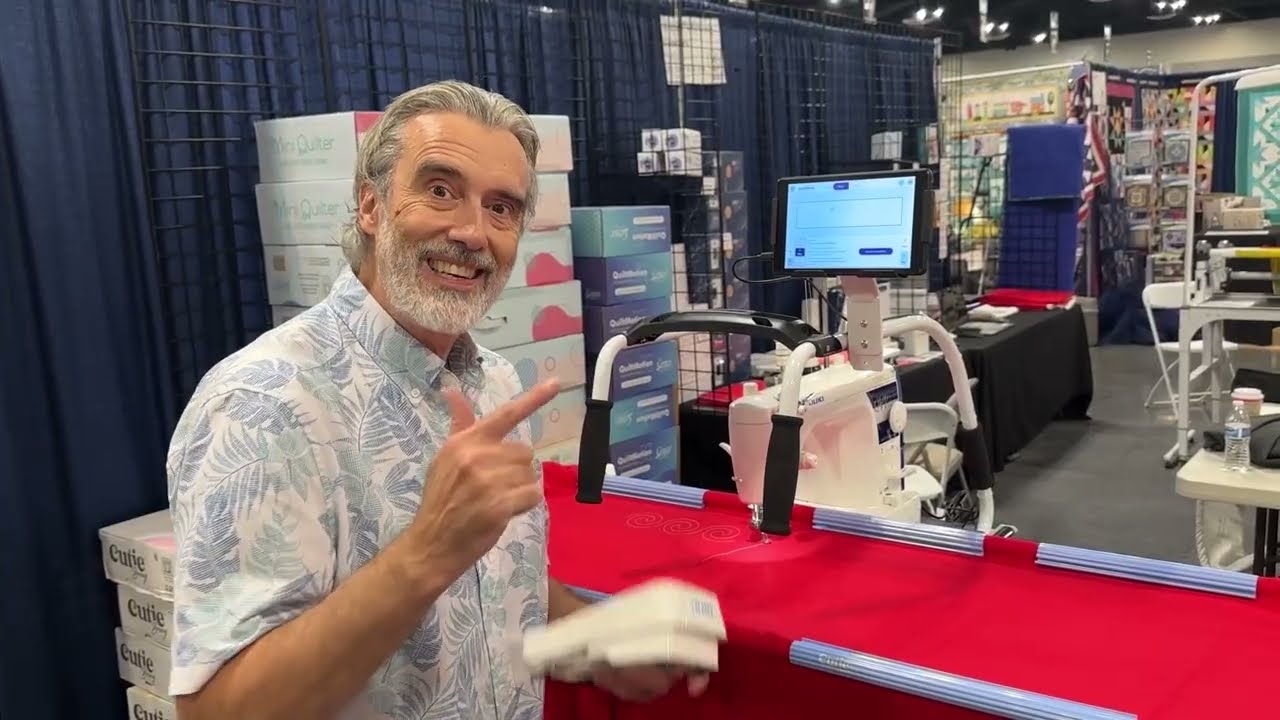 Grace Quilt Motion X Foundations demonstration from Road to California | Moore’s Sewing Center