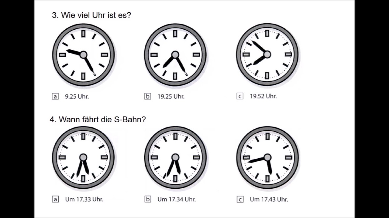 Wie spät ist es? | What time is it? In German A1