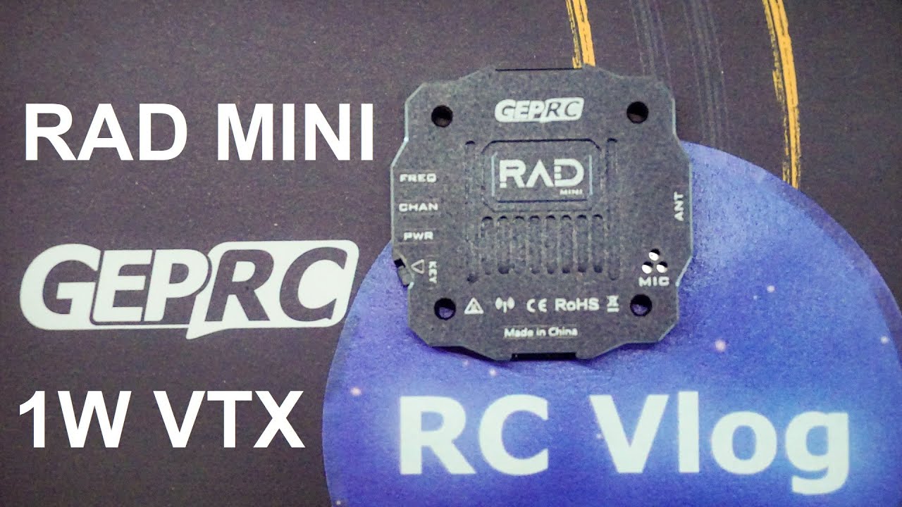 GEPRC RAD MINI 1W VTX. Мощный аналоговый мини видеопередатчик