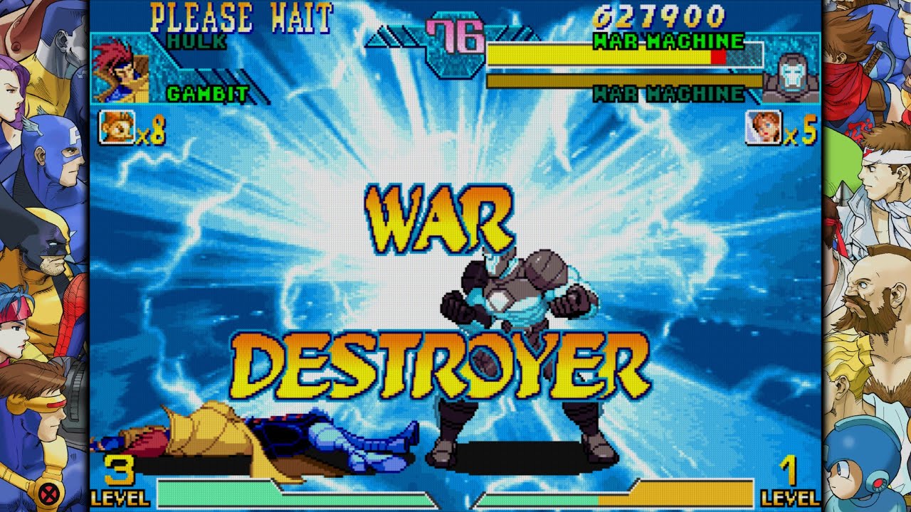 MARVEL vs. CAPCOM | WAR MACHINE GOLD WAR MACHINE