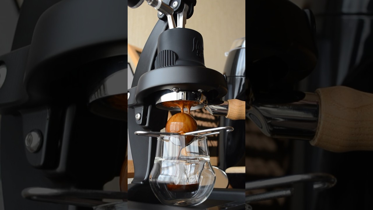 Espresso workflow with Flair58 and Baristaspace tools #espresso #coffee
