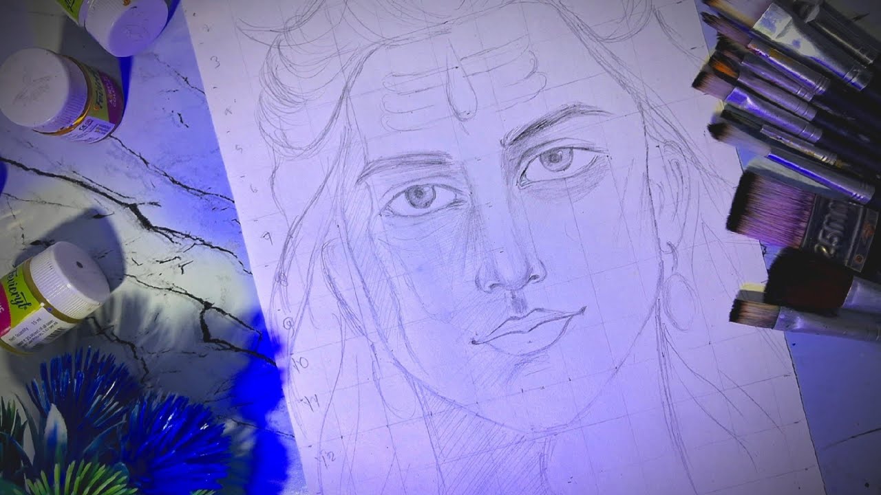 Lord Shive ji Drawing 🌸💞💖🩷🥰