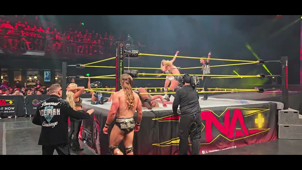 Tna no surrender knock out tag tittle match Xia indi vs elegance nashville tn the pinnacle 2 13 26 