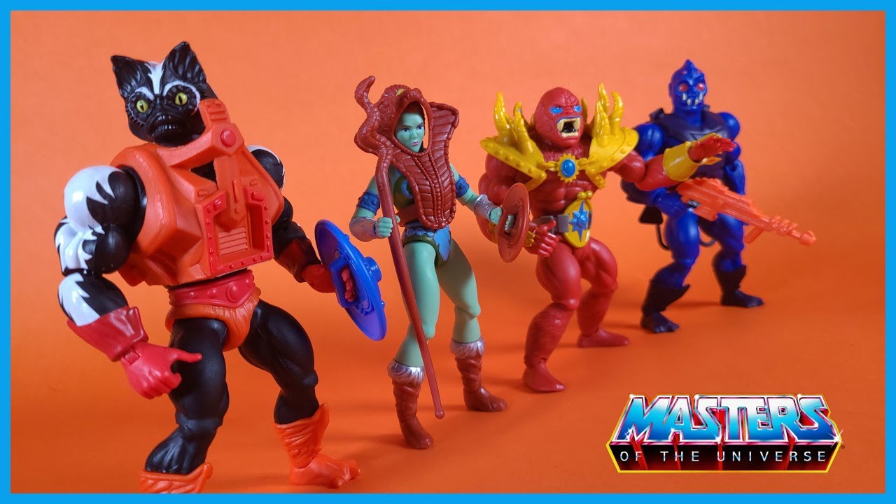 Masters of the Universe Origins Wave 6 STINKOR, GODDESS, LOP BEASTMAN, WEBSTOR Action Figure Review