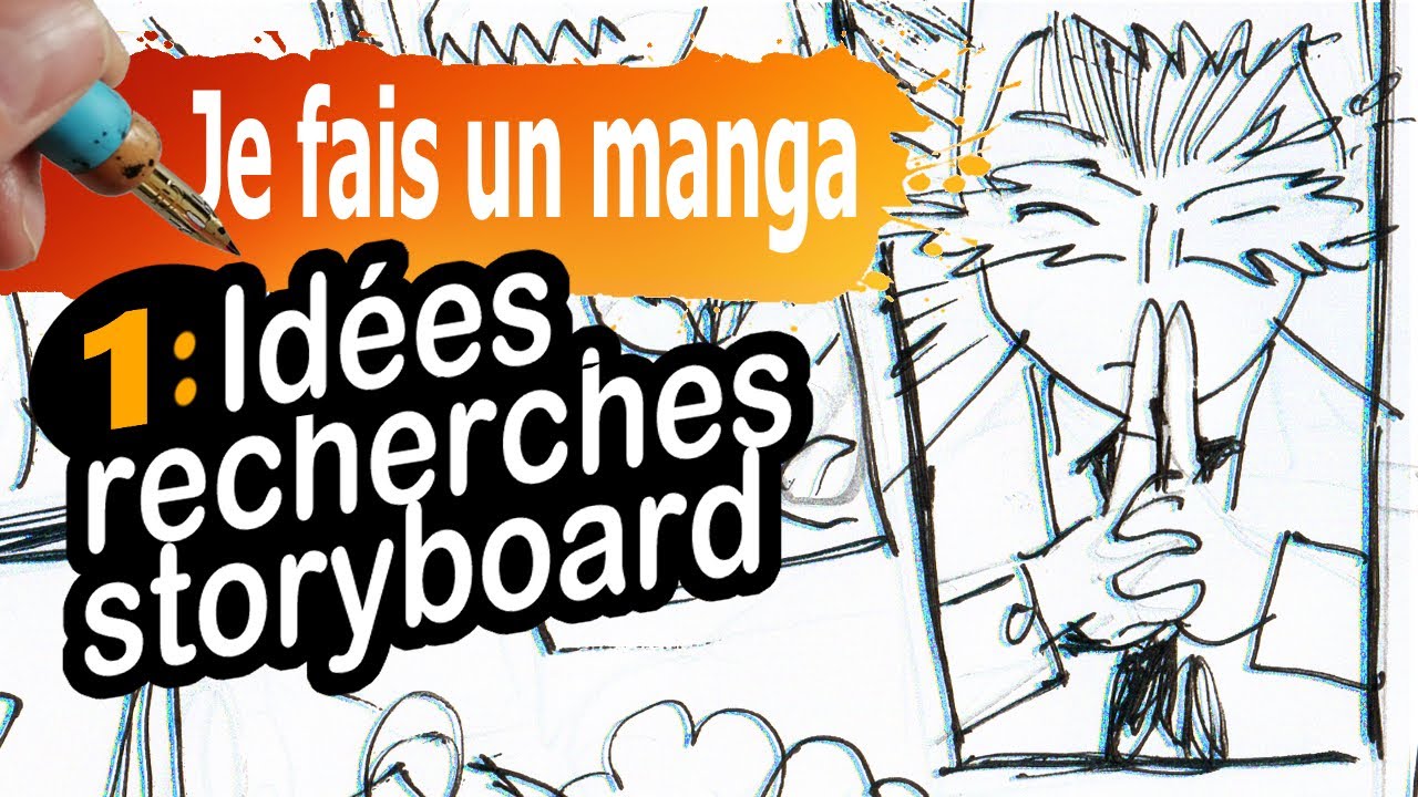Créer un VRAI MANGA : 1ers DESSINS & PAGES