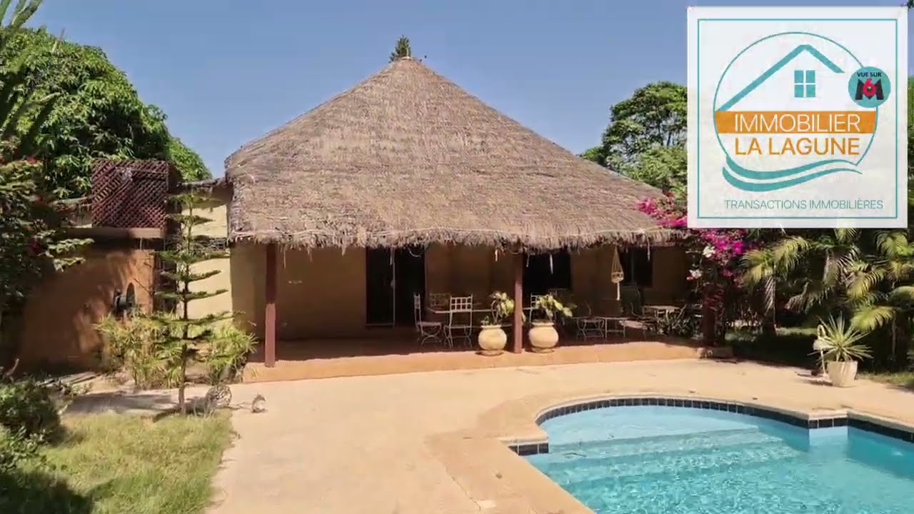 Villa à vendre à Nianing Sénégal | Plage préservée Petite Côte | Immobilier La Lagune
