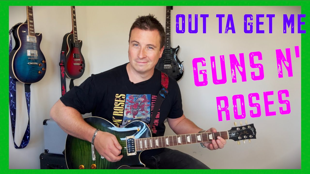 How to REALLY play Guns N' Roses - Out Ta Get Me 🙈 (Intro with Tabs | Part 1) #slash #guitarlesson