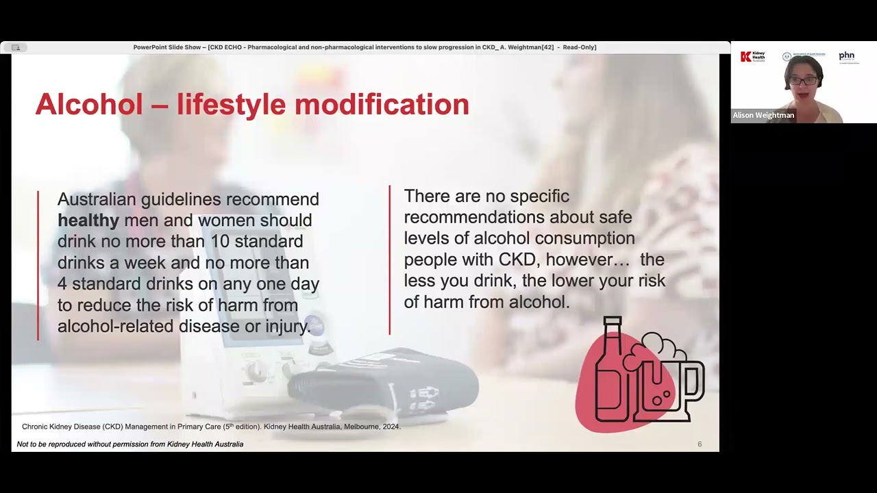 CKD ECHO #4 Pharmacological and non-Pharmacological interventions to slow CKD Progression