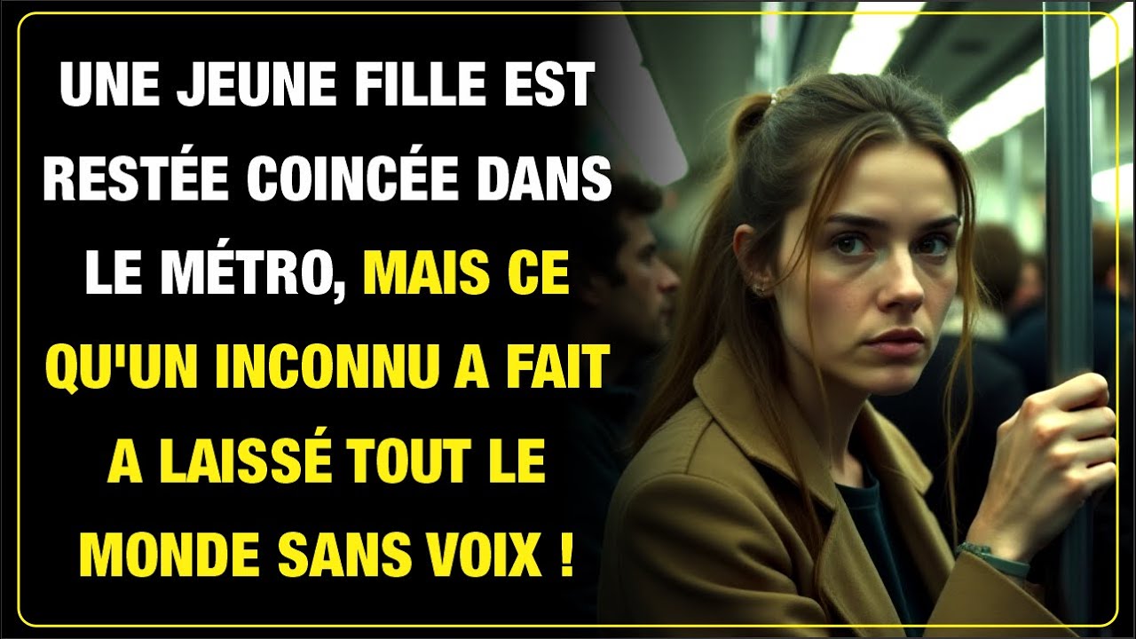Une jeune fille coincée dans le métro, un inconnu laisse tout le monde sans voix par son geste !