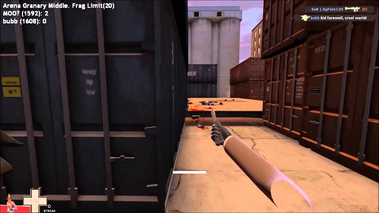 Pyro vs Spy MGE stabs