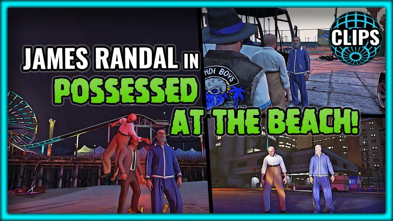 JAMES RANDAL IN POSSESSED AT THE BEACH!