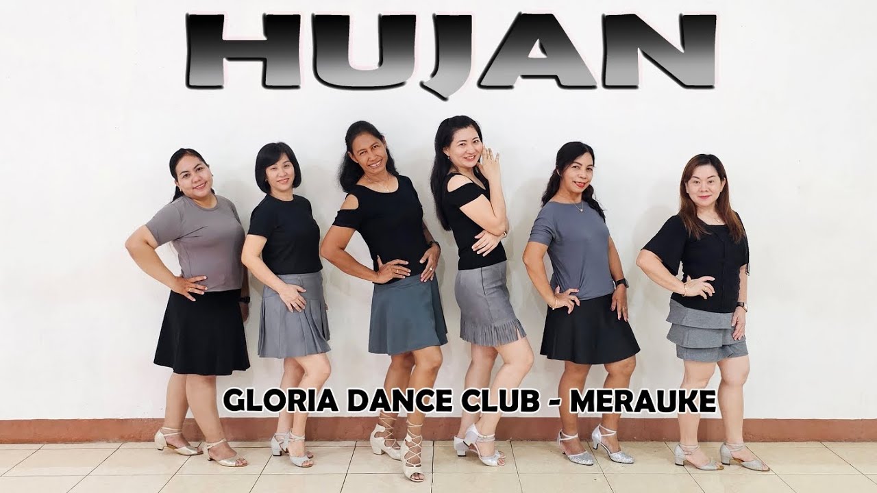 HUJAN // LINE DANCE // Choreo CAECILIA MARIA FATRUAN // GDC MERAUKE PAPUA SELATAN - INA