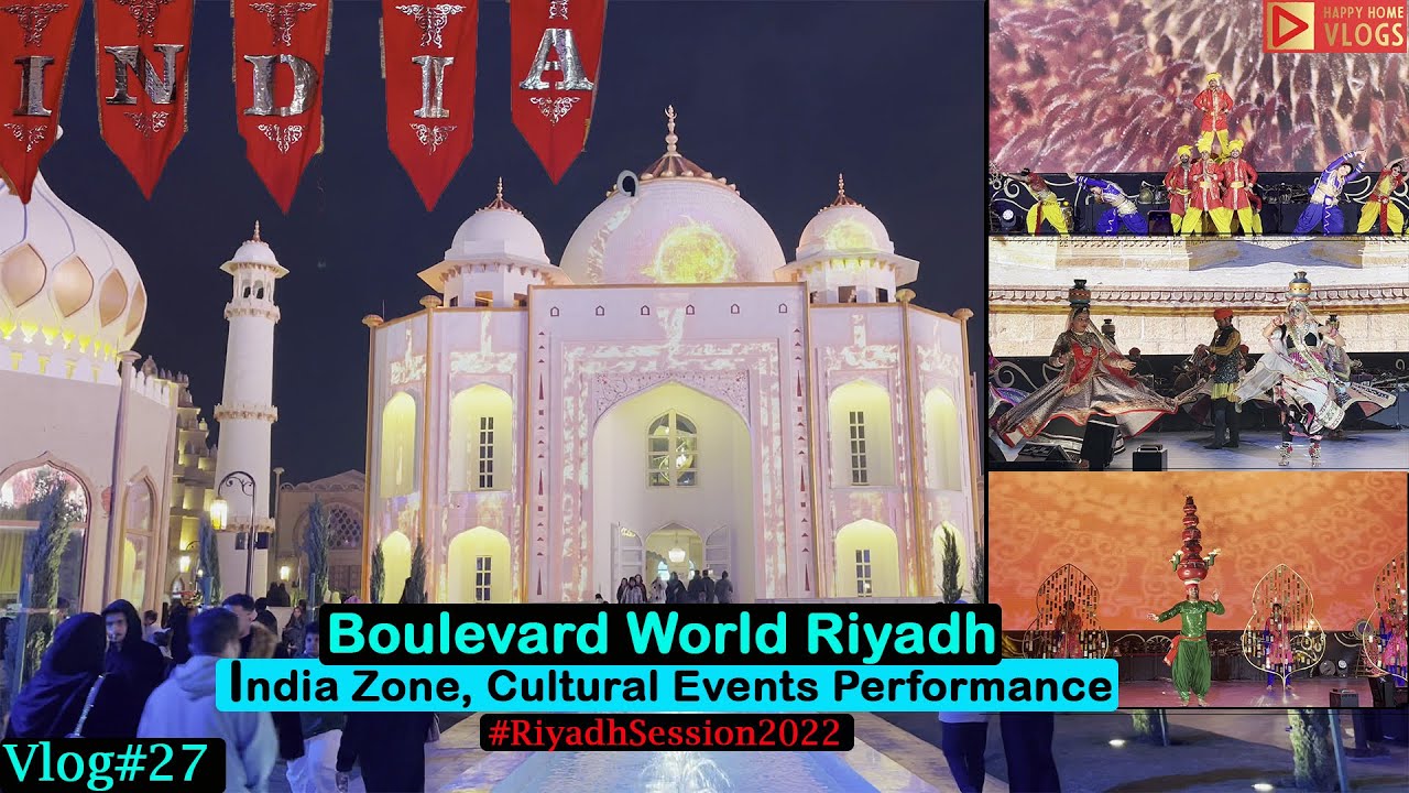 INDIA Zone Cultural Events  Boulevard World Riyadh #happynewyear #boulevard  #riyadhseason #india