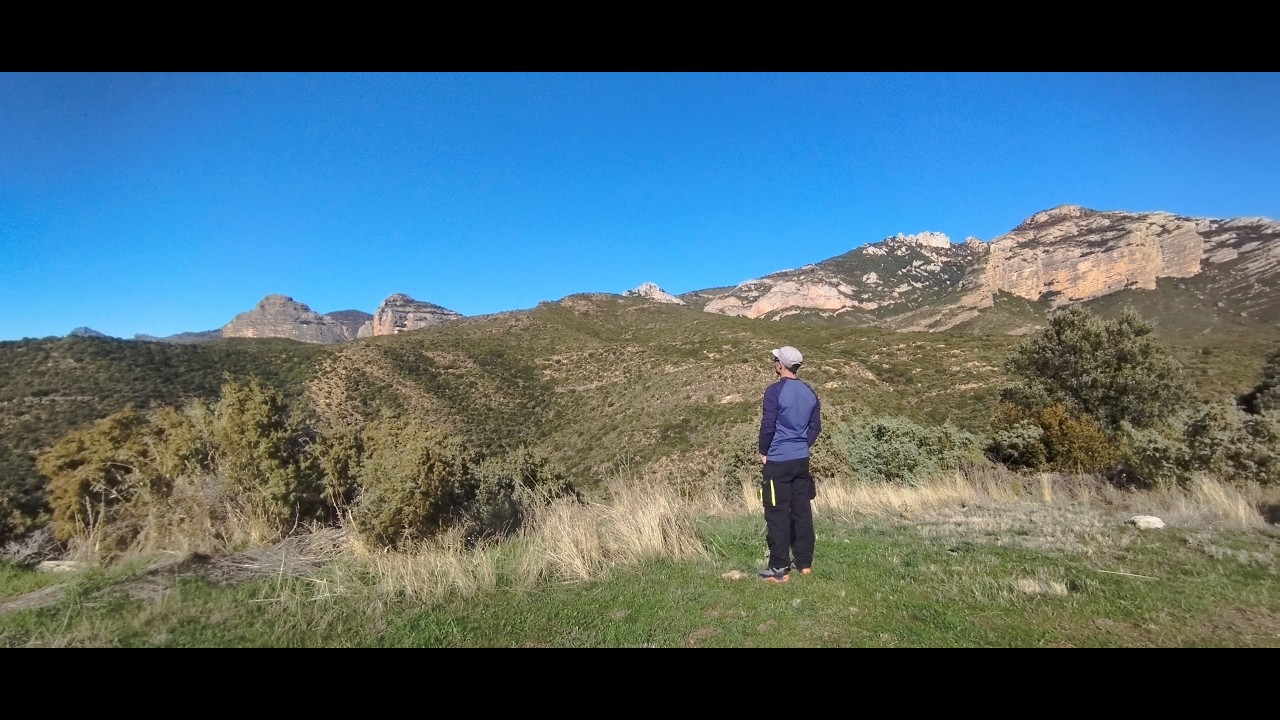 Ruta a la Peña Amán, Sierra de Guara, Huesca