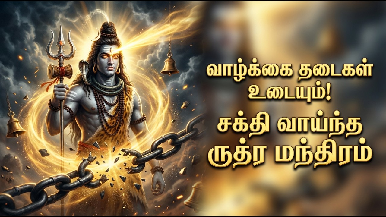 108 ருத்ர மந்திர ஜபம் | வாழ்க்கையில் மறைந்திருக்கும் முடைகள் நீங்க | Powerful Shiva Mantra