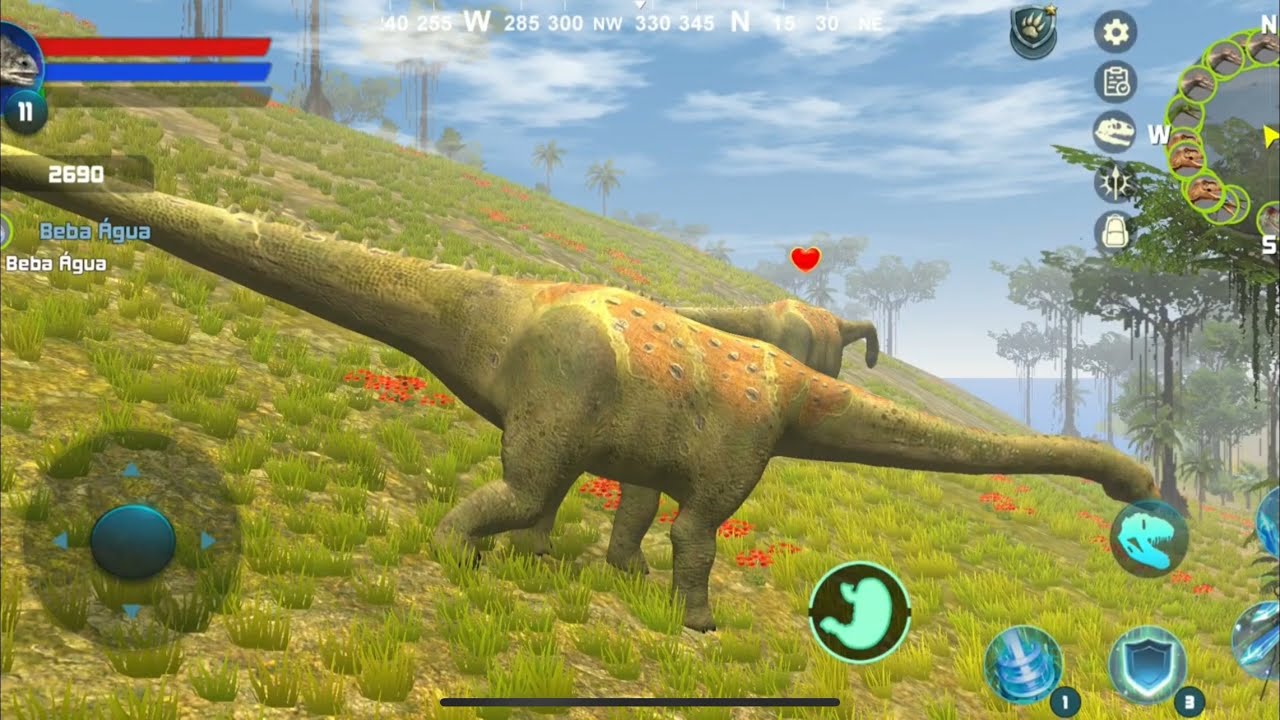 Argentinosaurus Simulator Android Gameplay #dinosaur #jurassic